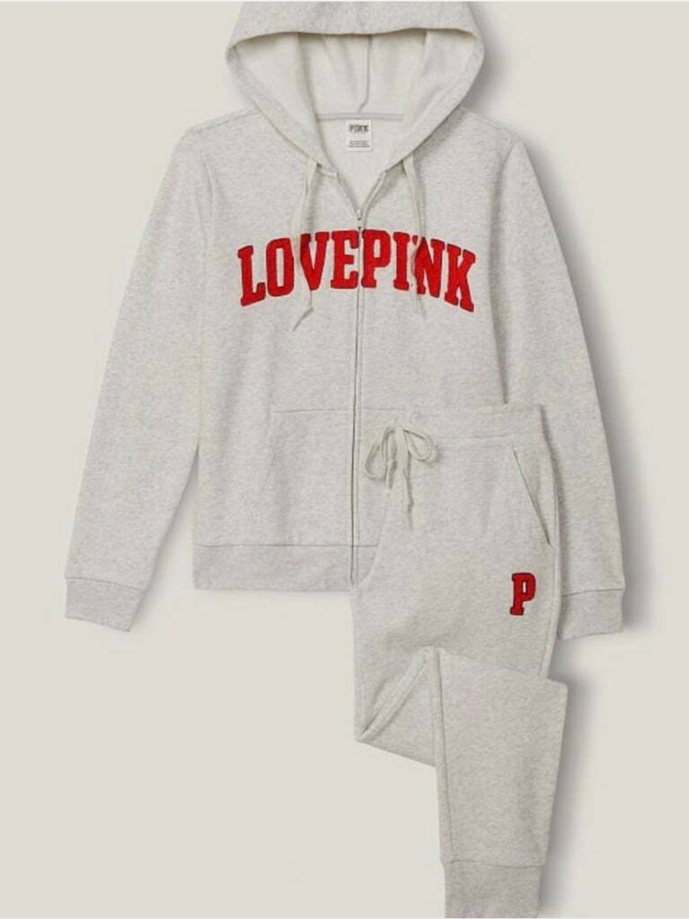 Vs PINK Perfect Full Zip Hoodie Kinny Jogger Gift Set - Picture 1 of 4